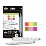 Royal Langnickel Azure Dual-Tip Alcohol Marker Set - 7pc Botanic