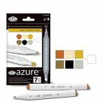 Royal Langnickel Azure Dual-Tip Alcohol Marker Set - 7pc Rustic