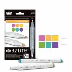 Royal Langnickel Azure Dual-Tip Alcohol Marker Set - 7pc Hues
