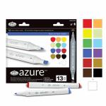 Royal Langnickel Azure Dual-Tip Alcohol Marker Set - 13pc Basic