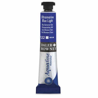 Daler Rowney Aquafine Watercolor Paint- Ultramarine Blue Light 122