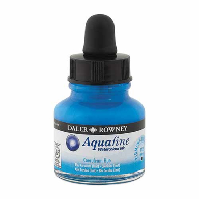 Daler-Rowney Aquafine Watercolor 1oz Ink- Coeruleum Hue