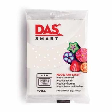 Das Smart Glitter Polymer Clay 2oz (57g)- White