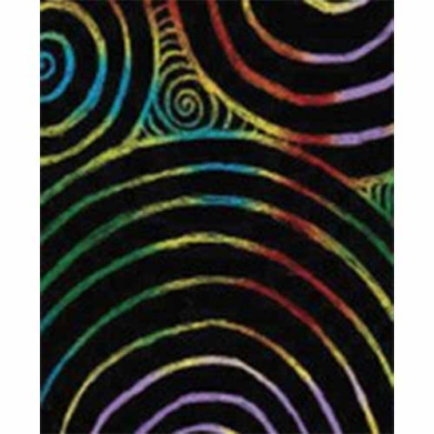 Inovart 8.5" x 11 Multicolor Scratchboard With Stylus- 12sht  INO1103