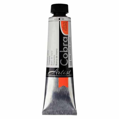 Cobra Artist Oil Paint (150ml)- Titanium White  *Series 1 105