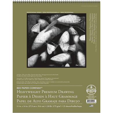 Heavyweight Premium Drawing Paper Pad- 11x14 (25shts)