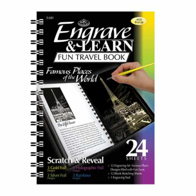 Engraving Art Booklet- Famous Places of The World