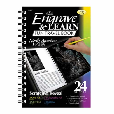 Engraving Art Booklet- North American Wildlife