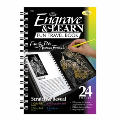 Engraving Art Booklet- Family Pets & Animal Friends
