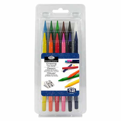 Essentials Woodless Colored Pencil Set- 12pc