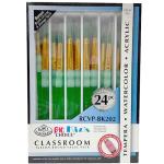 Royal Langnickel Big Kids Choice Round Value Pack- 24pc (2, 6, 10)