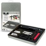 Royal Langnickel Medium Essentials Tin Box Pastel Sketching Art Set -16pc RSET-ART2301