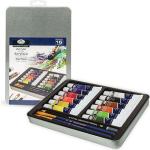 Royal Langnickel Medium Essentials Tin Box Acrylic Paint Set - 16pc RSET-ART2305