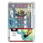 Essentials Mini Clearview Watercolor Paint Art Set 12pc  RSET-ART3405