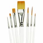 Royal Gold Golden Taklon Short Handle Set -7pc
