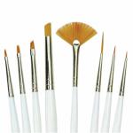 Royal Gold Golden Taklon Mini Brush Set - 8pc