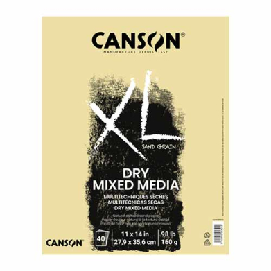 Canson XL Dry Mixed Media Natural- 11x14 (40 Sht)