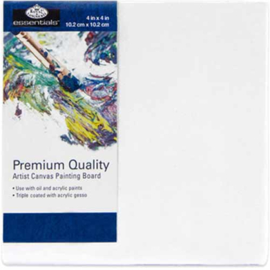 Royal Langnickel Essentials Premium Canvas Board- 4"x4"