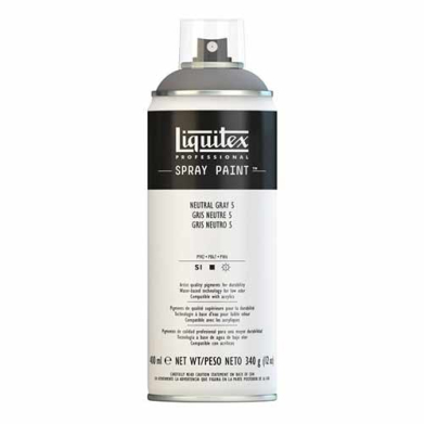 Liquitex Professional Spray Paint - (13.53oz/400ml) Neutral Grey 5