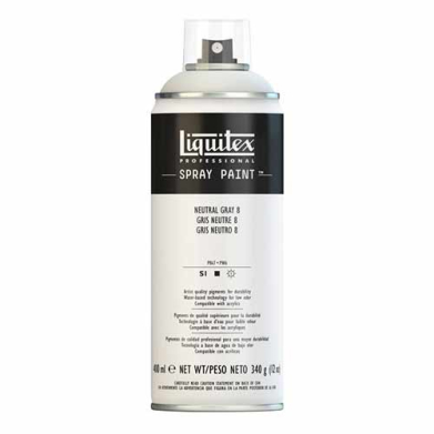 Liquitex Professional Spray Paint - (13.53oz/400ml) Neutral Grey 8
