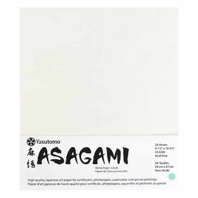 Yasutomo Asagami Washi Paper 9 1/2" x 10 3/4" (20 Sheets)