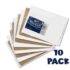 Pacon Plain Dry Erase White Board 10ct Value Pack - 9"x12"