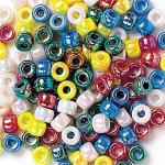 Pony Beads- Asst Metallic (500ct)