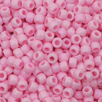 Pony Beads 6mmx9mm- Pink (1000ct)