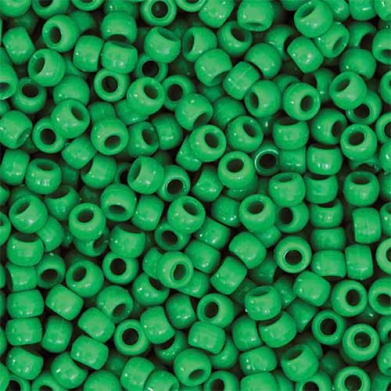 Pony Beads 6mmx9mm- Green (1000ct)