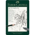 Faber Castell Pitt Graphite Drawing Set in Metal Tin- 11ct