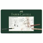 Faber Castell Pitt Monochrome Drawing Set in Metal Tin- 33ct
