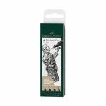 Pitt Artist Pen Wallet- Black (4ct)