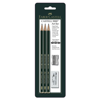 Faber Castell 9000 Graphite Pencil Art Set 5ct (Blistercard)  FC800029