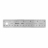 Pacific Arc 6" Stainless Steel Non-Skid Ruler  PAM-06