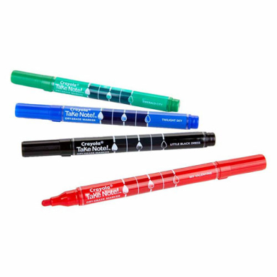 Crayola Take Note! -12ct Broad Line Dry Erase Markers