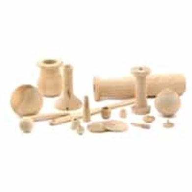 Hygloss Wood Turnings- 2.5lbs