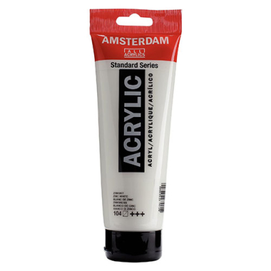 Royal Talens Amsterdam Acrylic Paint - (250ml) Zinc White