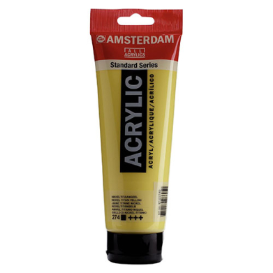 Royal Talens Amsterdam Acrylic Paint - (250ml) Nickel Titanium Yellow