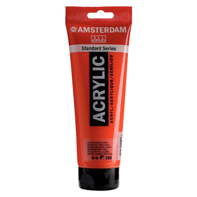 Royal Talens Amsterdam Acrylic Paint - (250ml) Naphthol Red Light