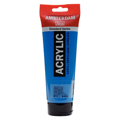 Royal Talens Amsterdam Acrylic Paint - (250ml) Primary Cyan