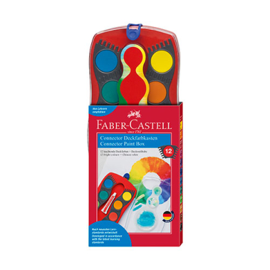 Faber-Castell Connector Watercolor Paint Box- 12ct  FC1205030