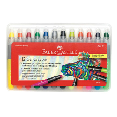 Faber-Castell Gel Crayons- 12ct  FC14592