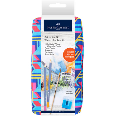 Faber Castell Creative Studio GoldFaber Watercolor Pencils- Art On the Go   FC77041W