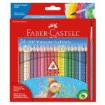Faber Castell Grip Watercolor EcoPencils- 24ct  FC9121224