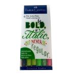 Faber Castell Creative Studio Pitt Artist Hand Lettering II- 6ct  FC267117