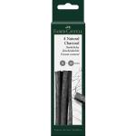 Faber Castell Natural Willow Charcoal Sticks- 4ct (9-15mm)