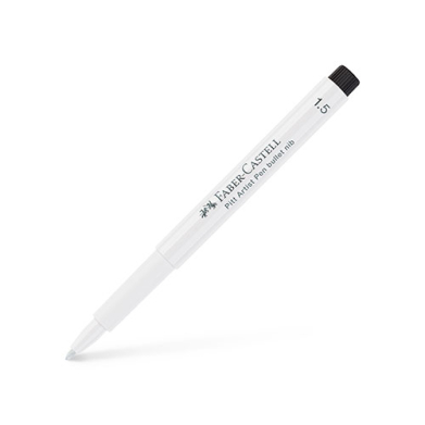 Pitt Artist Pen- White (101, 1.55mm Bullet Nib)
