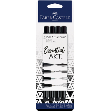 Faber Castell Creative Studio Essential Art Black Detail- 4ct  FC770075