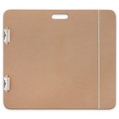 Recycled Hardboard Sketchboard W/ Elastic- 26"x23"