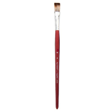 6 Royal Sabletek Short Handle Flat